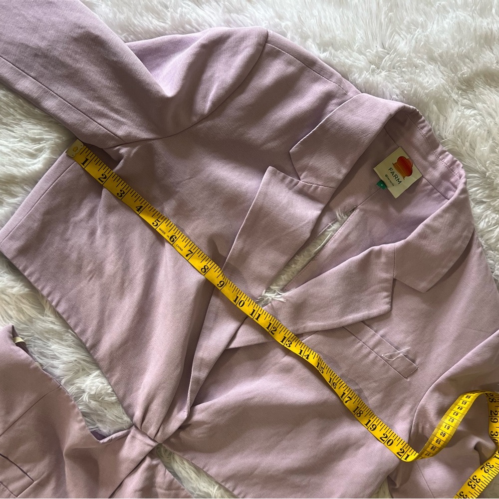 Farm Rio Lilac Cut Out Blazer - Picture 8 of 14